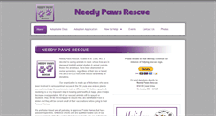 Desktop Screenshot of needypaws.org